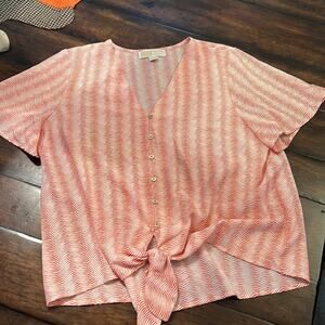 Michael Kors Short Sleeved Blouse- Size L